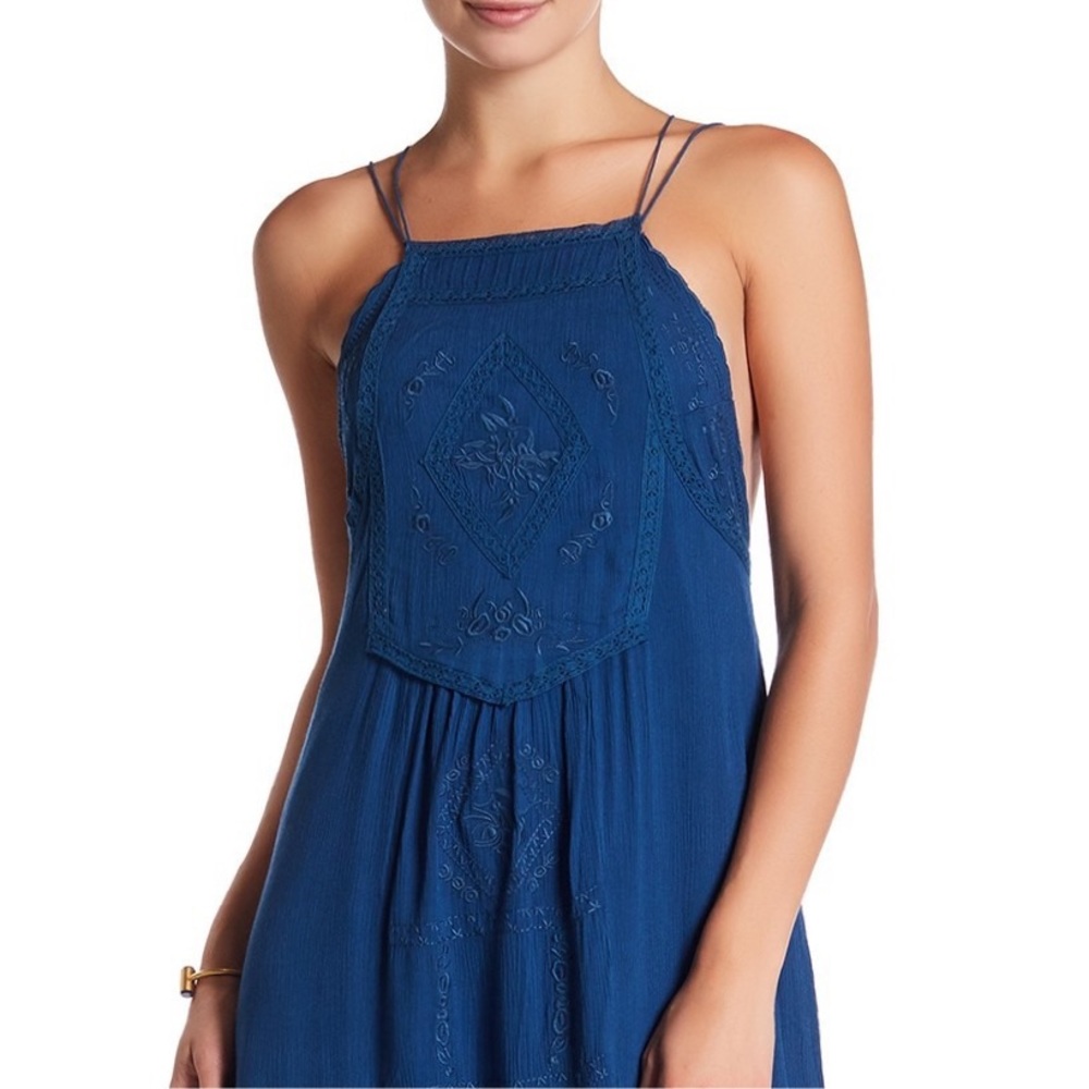 new ꨄ C&C California ꨄ Odysseia Maxi Dress ꨄindigo - Picture 9 of 11